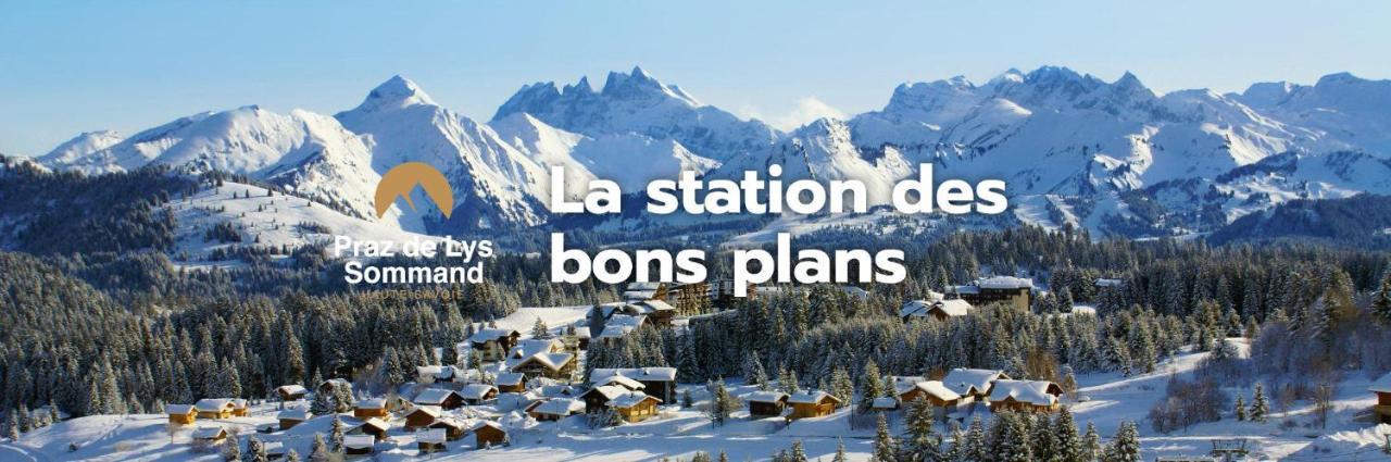 studio cabine Praz de Lys Taninges Esterno foto