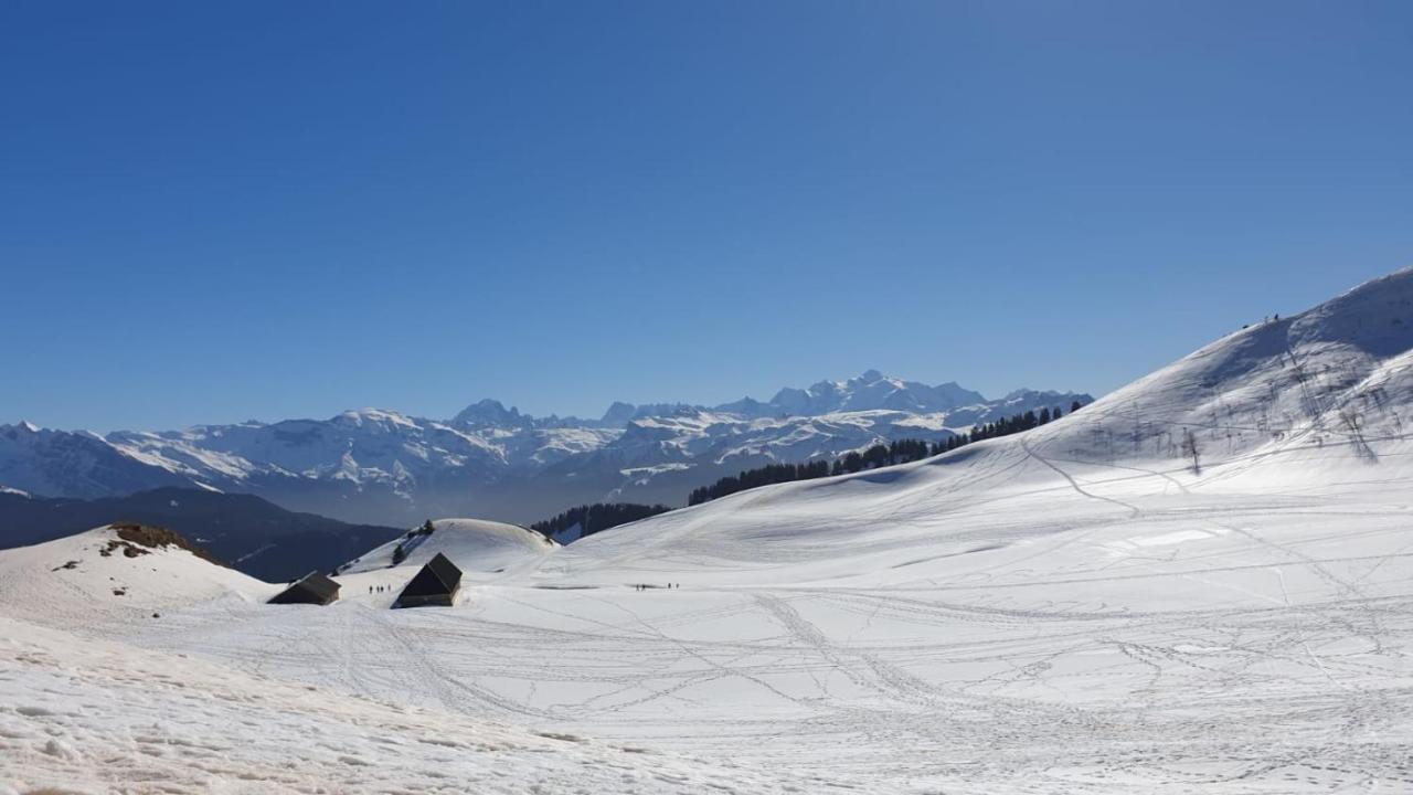studio cabine Praz de Lys Taninges Esterno foto